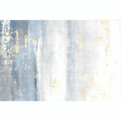 Santo Distressed Ocean Waves Velvet Rug - 160 x 200cm - Furnt