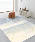 Santo Distressed Ocean Waves Velvet Rug - 160 x 200cm - Furnt