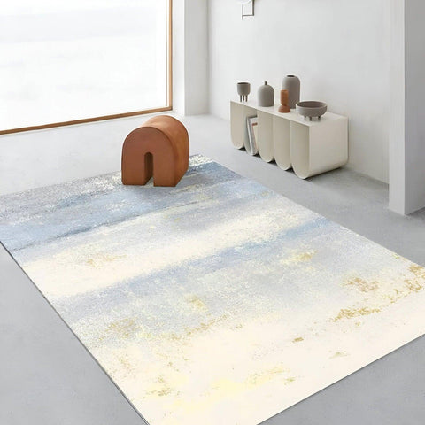 Santo Distressed Ocean Waves Velvet Rug - 160 x 200cm - Furnt