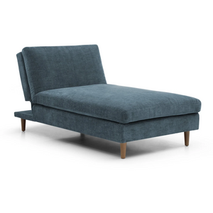 Scott Chaise Sofa Bed in Navy or Olive Green Chenille