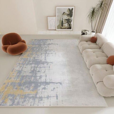 Shadow Gold Brushstroke Accent Rug - 160 x 200cm - Furnt