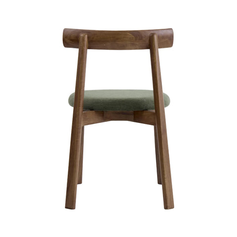 Soma Set of 2 Olive Green Fabric Dining Chairs