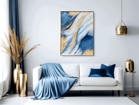 Starlight Celestial Elegance Canvas Art - Furnt