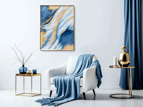 Starlight Celestial Elegance Canvas Art - Furnt