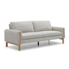 Thea Click Clack Sofabed in Natural or Grey Textured Weave