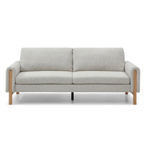 Thea Click Clack Sofabed in Natural or Grey Textured Weave