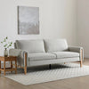 Thea Click Clack Sofabed in Natural or Grey Textured Weave
