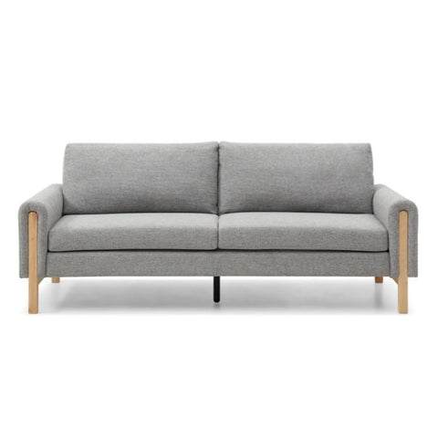Thea Click Clack Sofabed in Natural or Grey Textured Weave