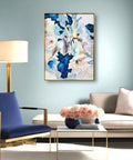 Tranquil Serenity A Pastel Floral Abstract Wall Art - Furnt