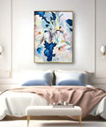 Tranquil Serenity A Pastel Floral Abstract Wall Art - Furnt