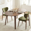 Birchstone Retro Walnut Effect 4-6 Seater Oval Dining Table - 140cm