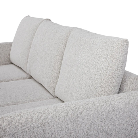 Velin Beige Fabric 3 Seater Reversible Corner Sofa Bed with Storage