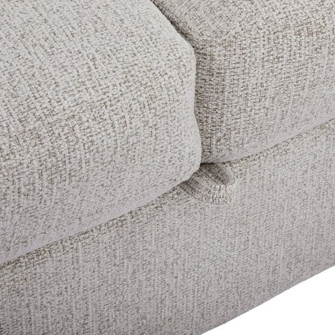 Velin Beige Fabric 3 Seater Reversible Corner Sofa Bed with Storage