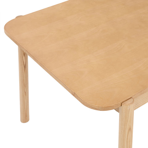 Wexley Contemporary Modern Oak Effect 4-6 Rectangle Wooden Dining Table - 140cm
