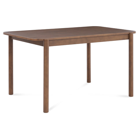 Wexley Contemporary Modern Walnut Effect 4-6 Rectangle Wooden Dining Table - 140cm