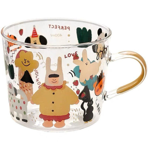 Whimsical Woods Glass Cup - 400ml - Furnt
