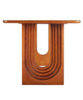 Willow Bend French Vintage Limestone & Walnut Wood Dining Table - 140cm x 80cm