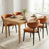 Windsor Farmhouse Oak Effect 4-6 Seater Rectangle Wooden Dining Table - 140cm