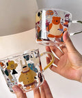 Woodland Whimsy Glass Cup - 500ml - Furnt