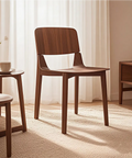 Alba Set of 2 Walnut Wooden Dining Chairs
