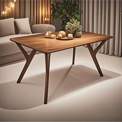 Astoria Rectangle Wooden Dining Table - 140cm