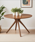 Bali Round Wooden Dining Table - 120cm