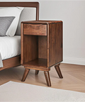 Case Solid Wood Bedside Cabinet