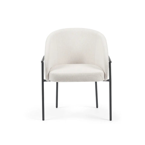 Cassie Beige Fabric Occasional Chairs
