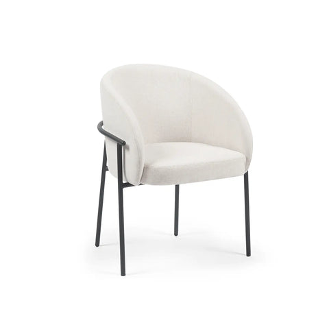 Cassie Beige Fabric Occasional Chairs