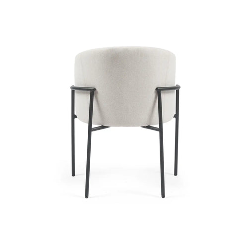 Cassie Beige Fabric Occasional Chairs