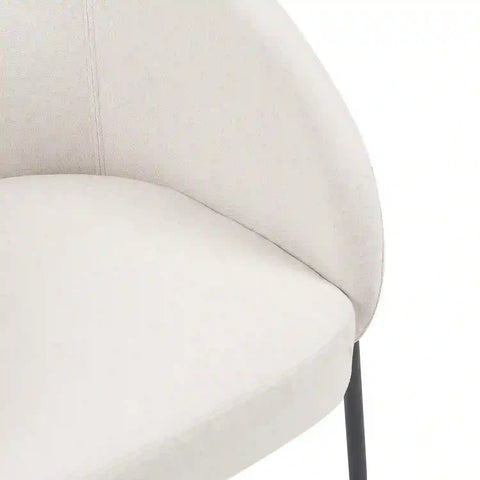 Cassie Beige Fabric Occasional Chairs