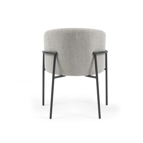 Cassie Light Grey Fabric Occasional Chairs