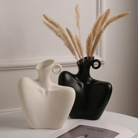 Clavicle Curve Ceramic Vase