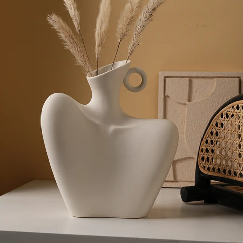 Clavicle Curve Ceramic Vase