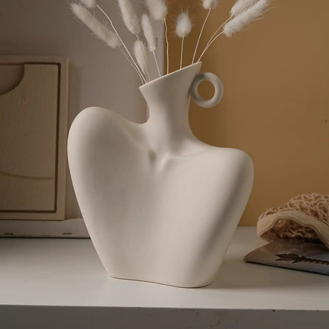 Clavicle Curve Ceramic Vase
