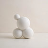 Clustered Ball Raw Clay Ceramic Vase