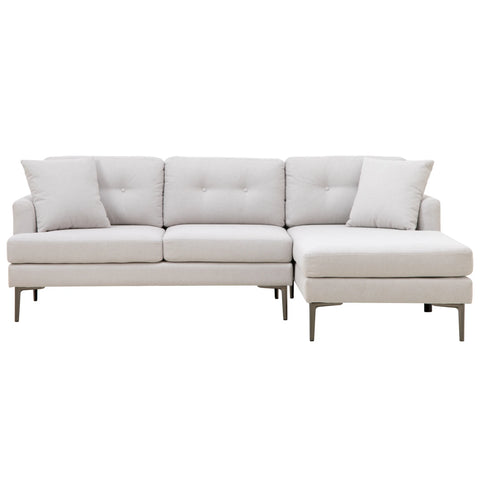 Orka Linen Corner Sofa - Beige