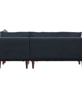 Vega Velvet Modular Corner Sofa - Dark Grey Charcoal