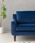 Vega Velvet Modular Corner Sofa - Navy