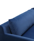 Vega Velvet Modular Corner Sofa - Navy