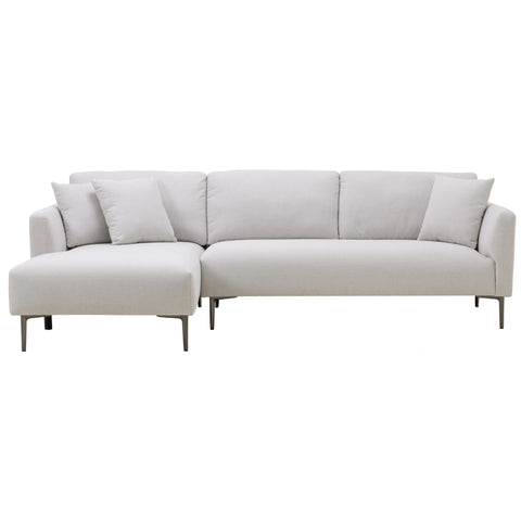 Barry Linen Corner Sofa - Beige