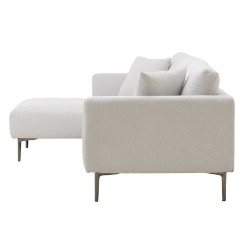 Barry Linen Corner Sofa - Beige