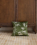 Nature-Inspired Bamboo Leaf Cushion