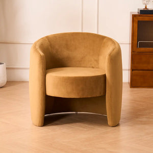 Dylan Caramel Velvet Occasional Chair