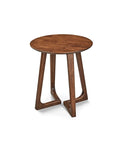 Enzo Round Wooden Side Table