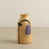 Floral Hand-Painted Pottery Ceramic Vase