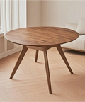 Harvey Round Wooden Dining Table - 120cm