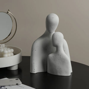 Ink Wash Ceramic Figurine