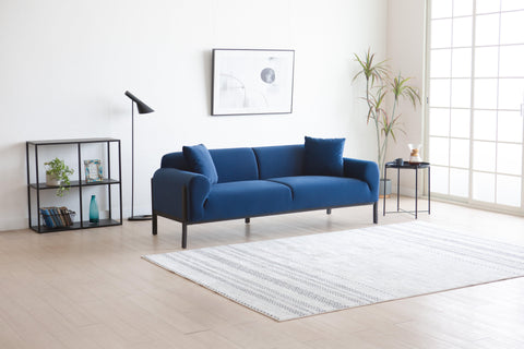 Jumbo 3 Seater Sofa (Available in Navy and Grey) - Furnt