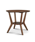 Kobe Round Wooden Side Table